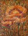 23 - Mohn Acryl/Pastell, 40 x 50 cm